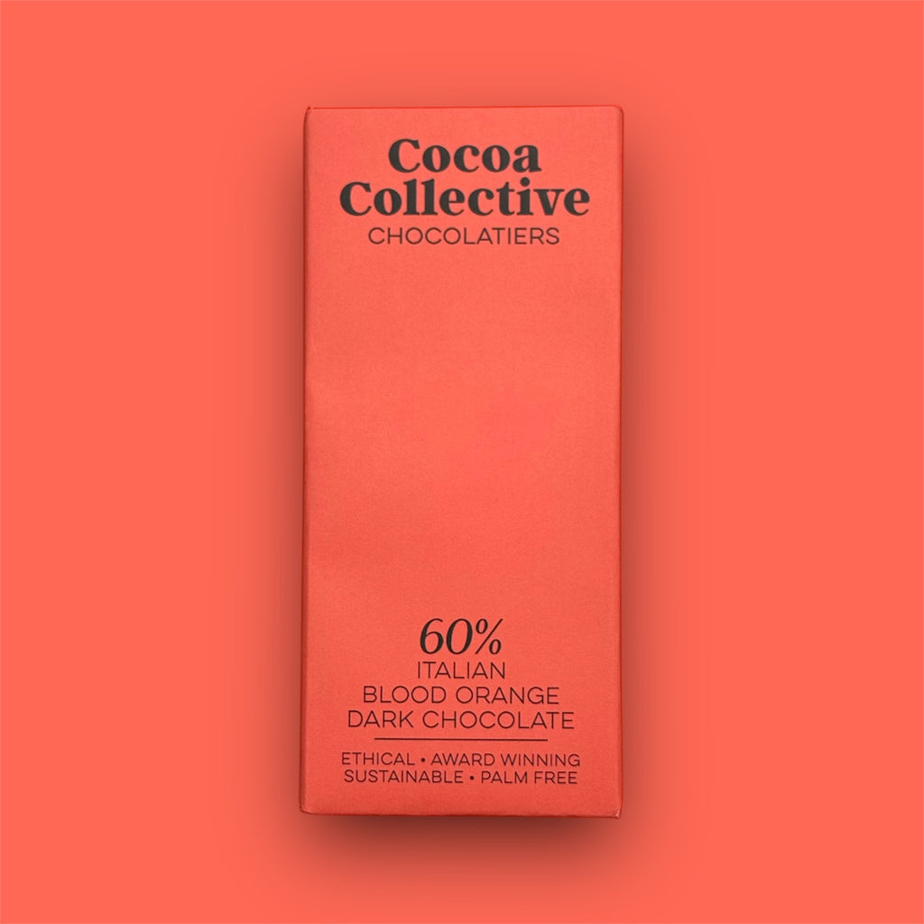Italian Blood Orange | Ethically Sourced | Dark Chocolate Bar | 60% Cocoa