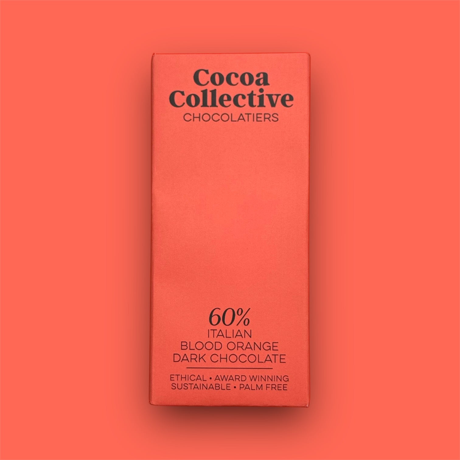Italian Blood Orange | Ethically Sourced | Dark Chocolate Bar | 60% Cocoa