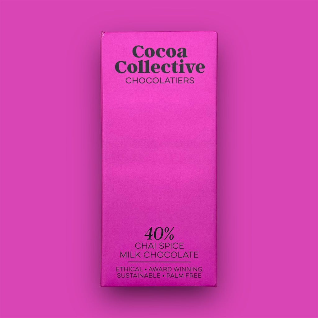 Chai Spice | Ethically Sourced | Milk Chocolate Bar | 40% Cocoa