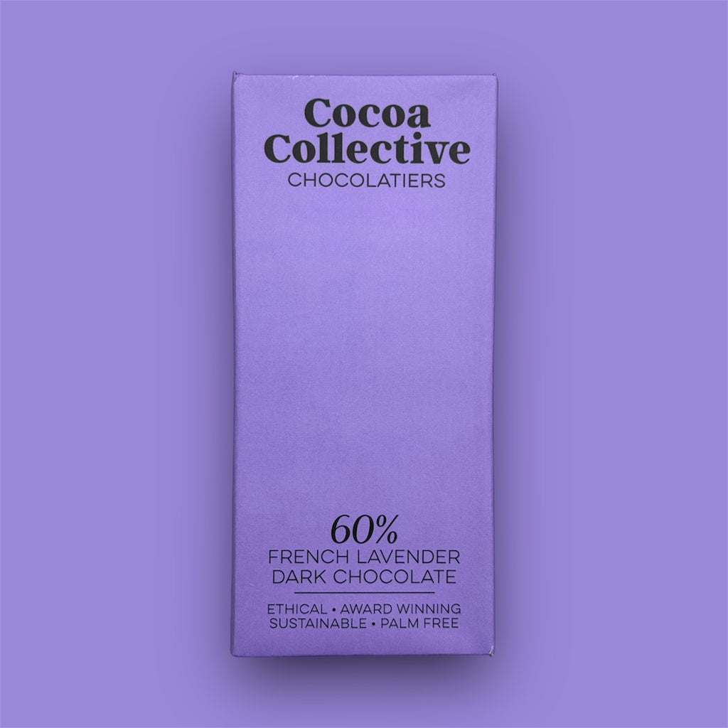 French Lavender | Ethically Sourced | Dark Chocolate Bar | 60% Cocoa