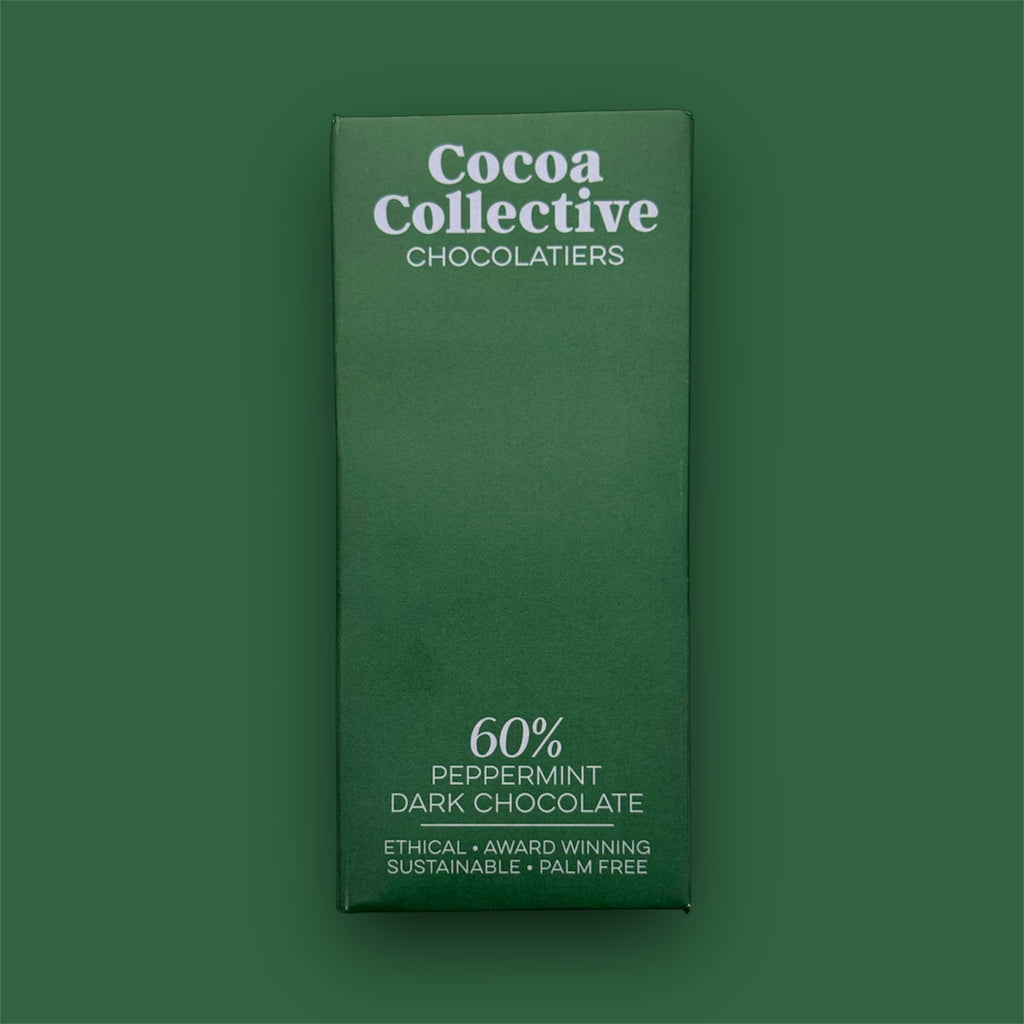 Peppermint | Ethically Sourced | Dark Chocolate Bar | 60% Cocoa