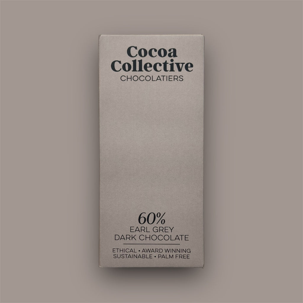Earl Grey | Ethically Sourced | Dark Chocolate Bar | 60% Cocoa