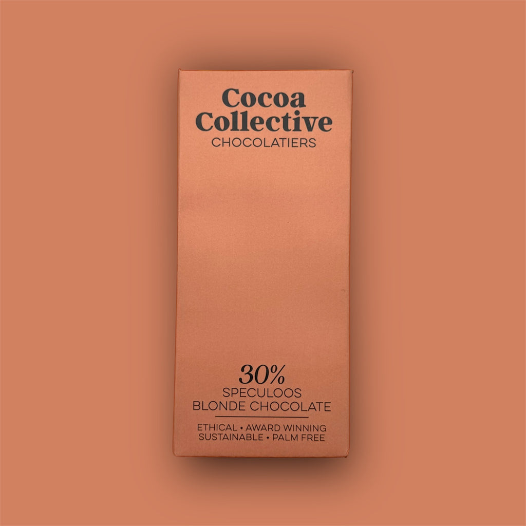Speculoos | Ethically Sourced | Blonde White Chocolate Bar | 30% Cocoa