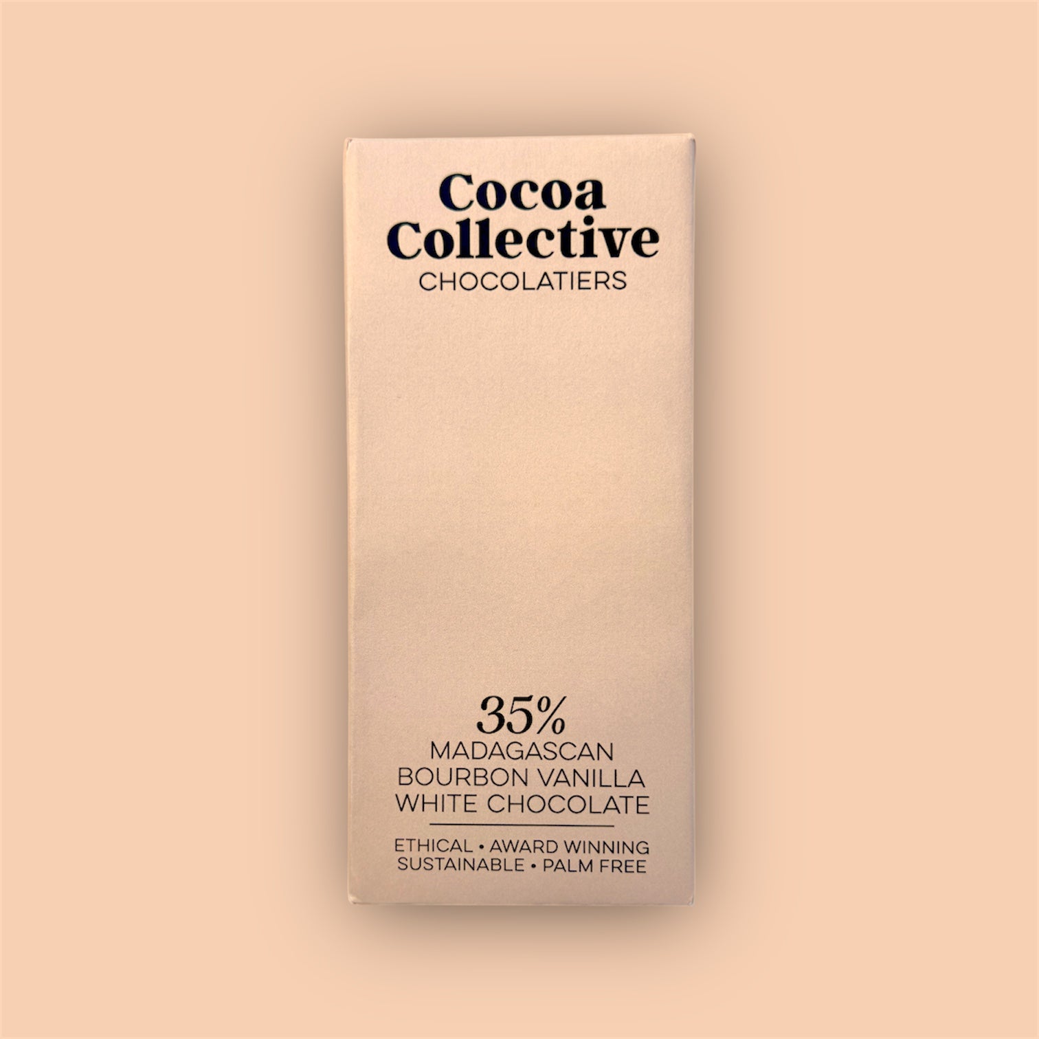 Madagascan Bourbon Vanilla | Ethically Sourced | White Chocolate Bar | 35% Cocoa